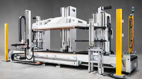 Electric throughfeed case clamp CABTEQ T-250