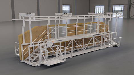 Distribution and warehouse trolley STOCKTEQ D-300 | D-500