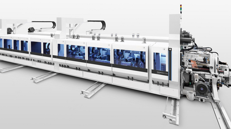 Double-End Tenoner TENONTEQ D-800: High-end solutions for flooring production