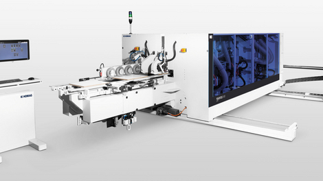 Double-End Tenoner TENONTEQ D-600: for manufacturing doors, fronts and panels