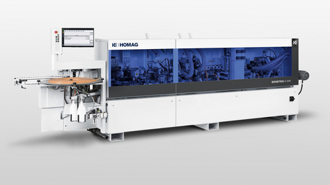Edge banding machines EDGETEQ S-300: 14 m/min feed speed