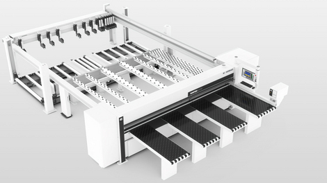 Panel dividing saw SAWTEQ S-210 with lifiting table