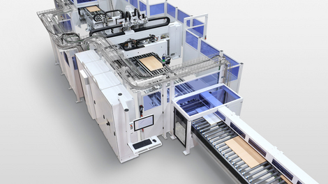 Throughfeed Processing Center DRILLTEQ L-500